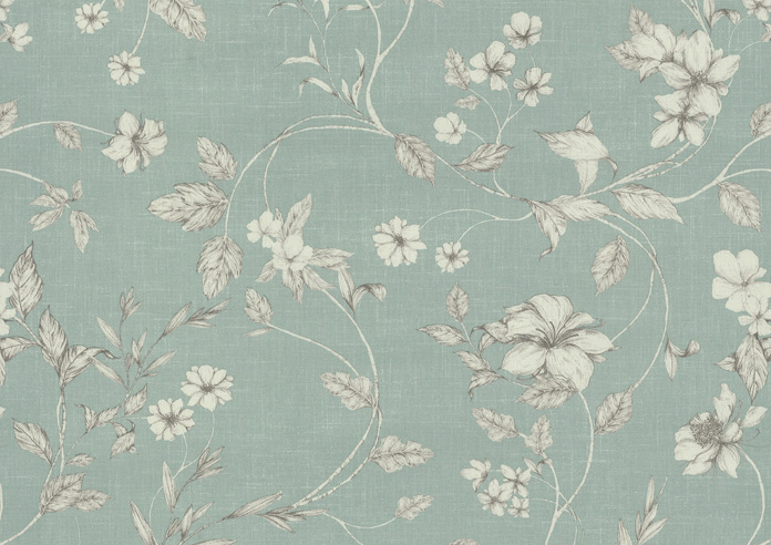 Etched Vine, Eau de Nil - Made to Measure Curtains - Image 8